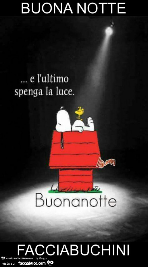 Buona notte facciabuchini