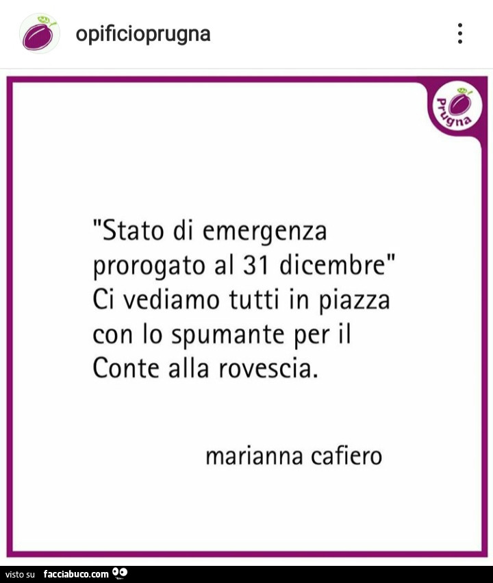 Stato di emergenza prorogato al 31 dicembre ci vediamo tutti in piazza con lo spumante per il conte alla rovescia