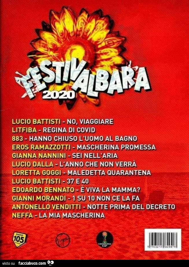 Festivalbara 2020, ai tempi della quarantena