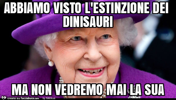 Abbiamo visto l'estinzione dei dinisauri ma non vedremo mai la sua