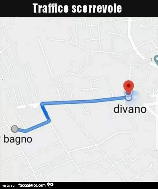 Divano bagno traffico scorrevole