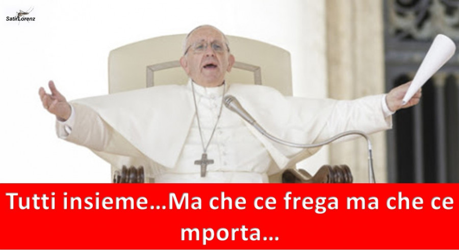Papa Francesco canta