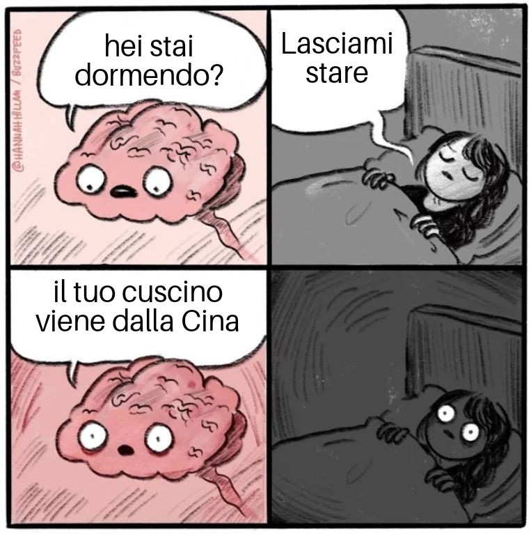 Cervello non fa dormire
