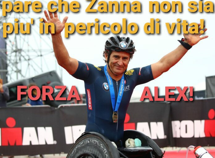 Zanardi non più in peticolo di vita