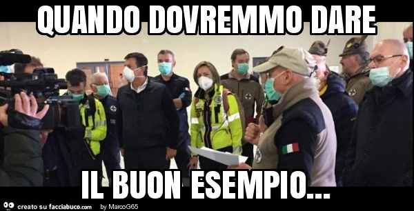Quando dovremmo dare il buon esempio