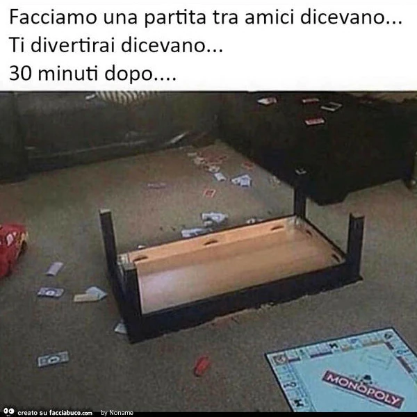 Partita a monopoli finisce in rissa
