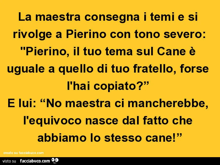Pierino, suo fratello e il cane