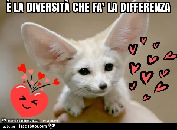 È la diversità che fà la differenza