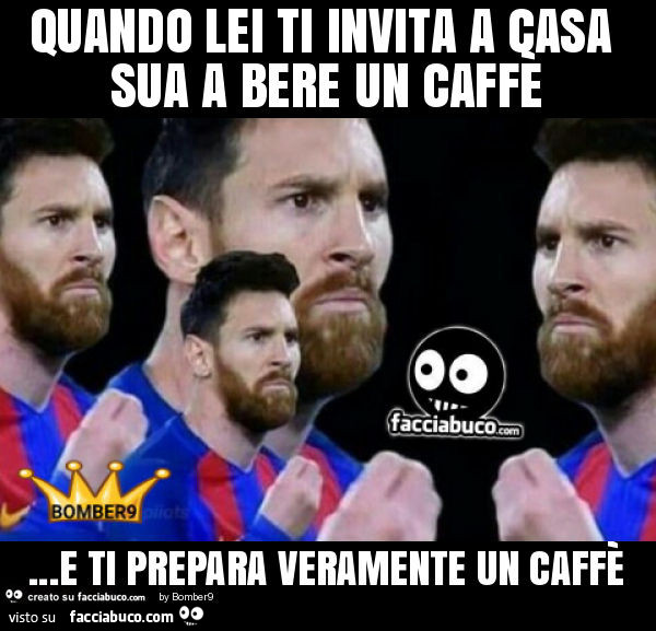 Quando lei ti invita a casa sua a bere un caffè… e ti prepara veramente un caffè