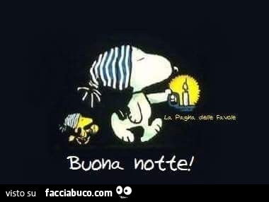 Snoopy: buona notte