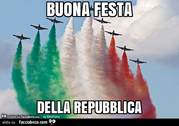Buona festa della repubblica