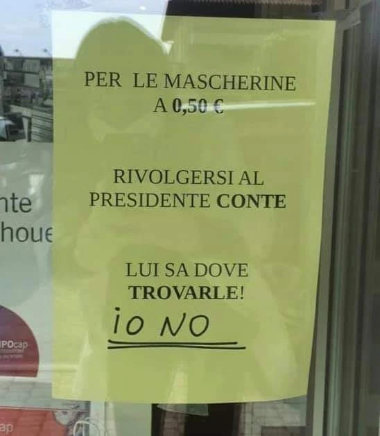 Prezzo mascherine