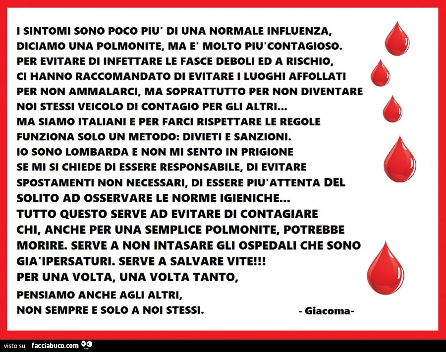 Regole Coronavirus