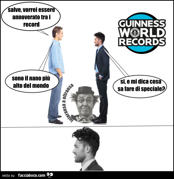 Guinness world records. Sono il nano più alto del mondo