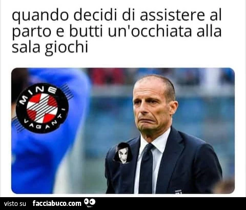 Quando decidi di assistere sl parto e butti un occhista alla sala giochi