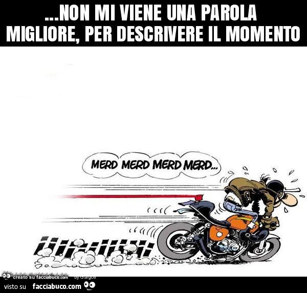 Non mi viene una parola migliore, per descrivere il momento