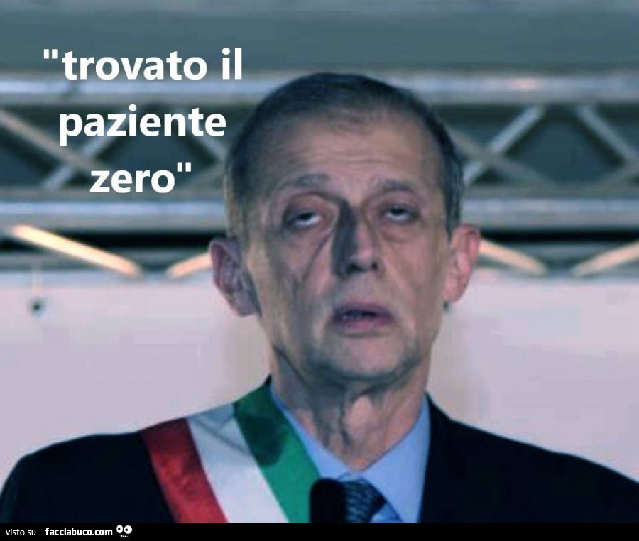 Trovato il paziente zero! Piero Fassino