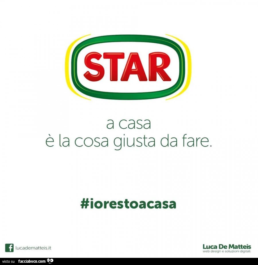 Star a casa è la cosa giusta da fare