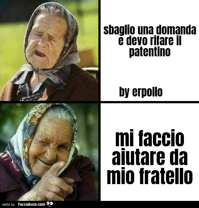 Ho preso il patentino