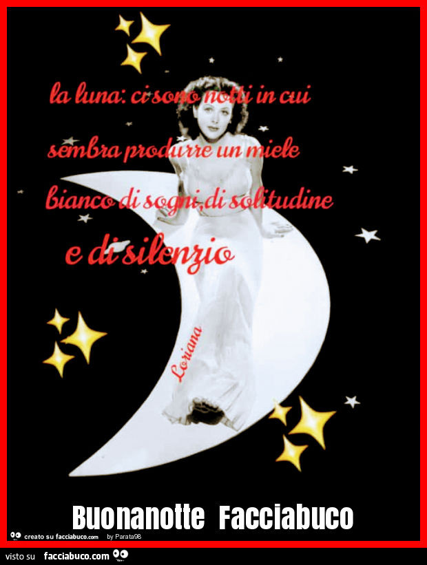 Buonanotte facciabuco