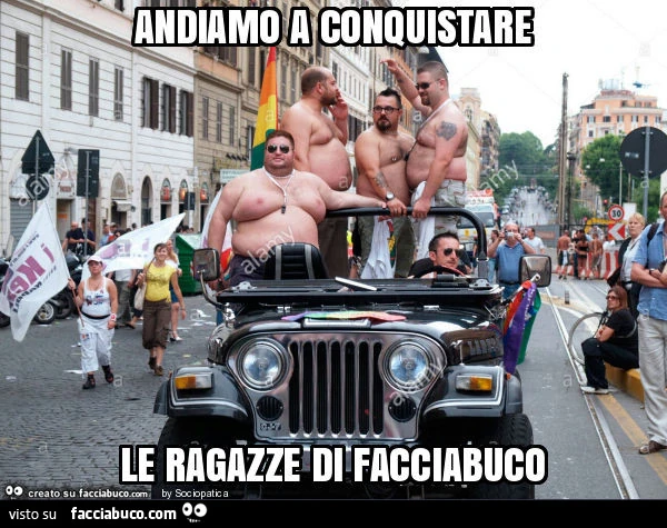 Andiamo a conquistare le ragazze di facciabuco