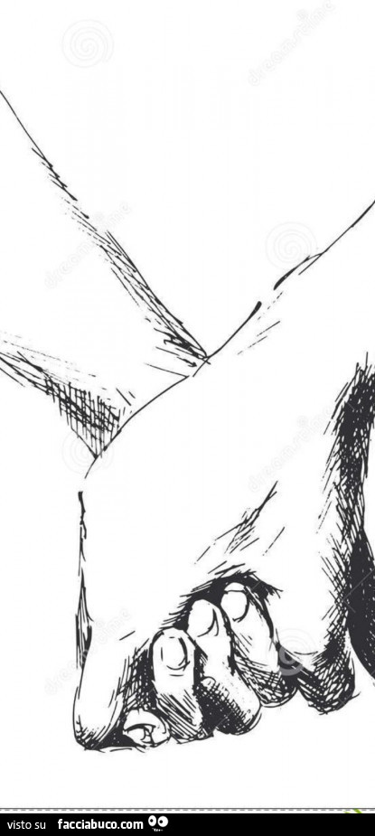 Disegno mano nella mano