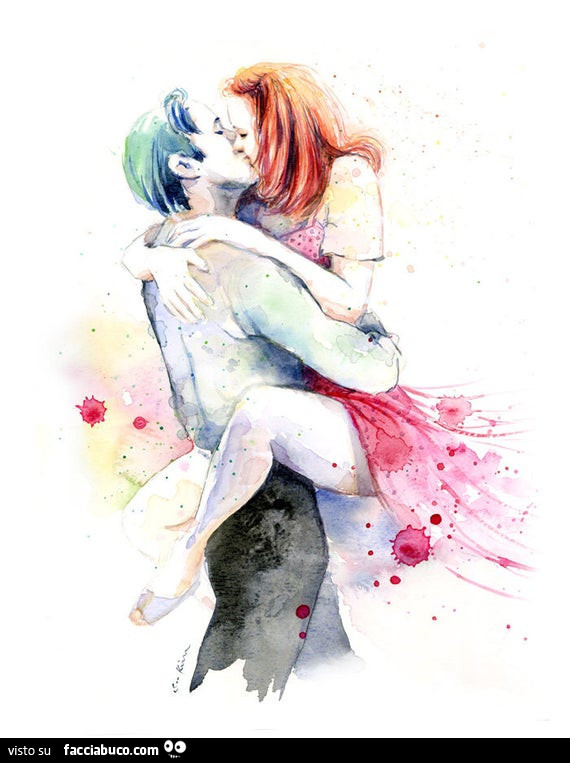Abbraccio colorato