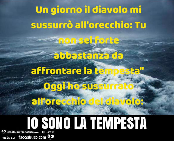 Io sono la tempesta