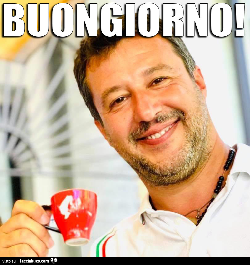 Il caffè di Salvini