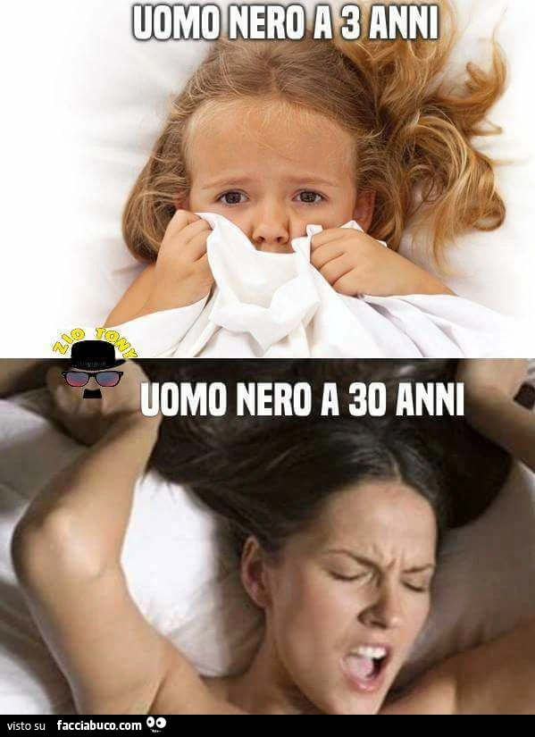 Paura dell'uomo nero