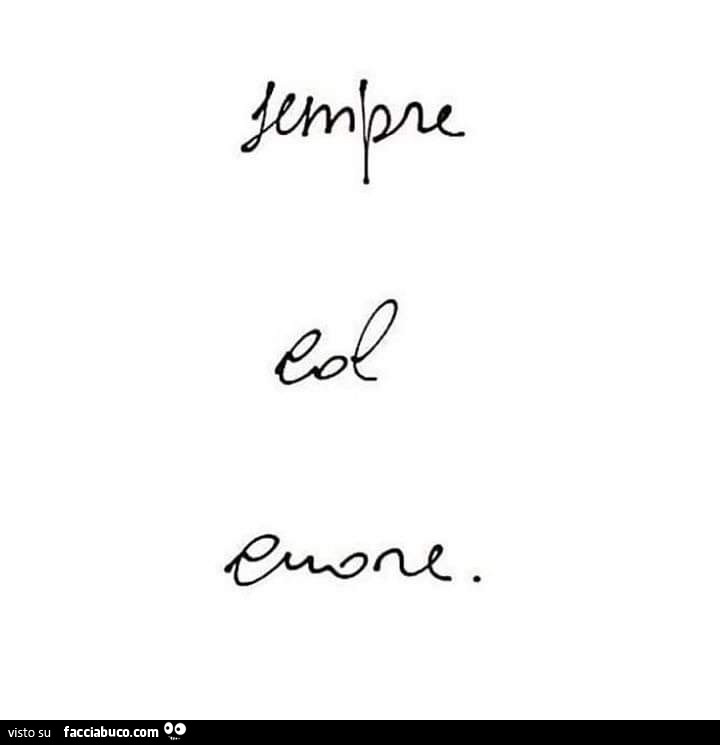 Sempre col cuore