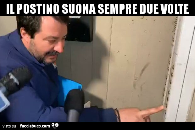 Salvini postino