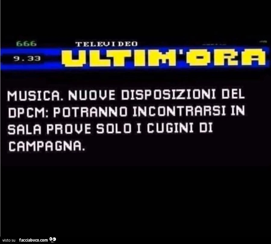 Musica. Nuove disposizioni del dpcm: potranno incontrarsi in sala prove solo i cugini di campagna
