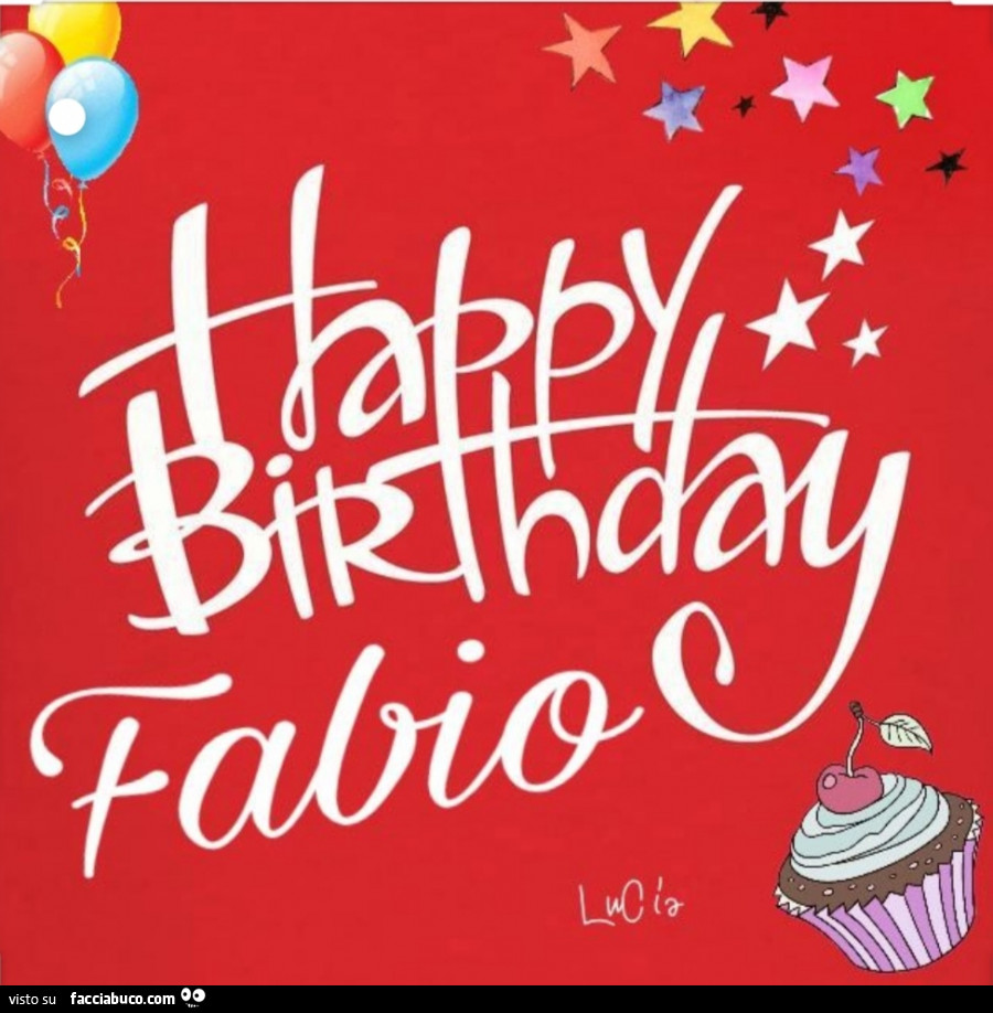 Happy Birthday Fabio