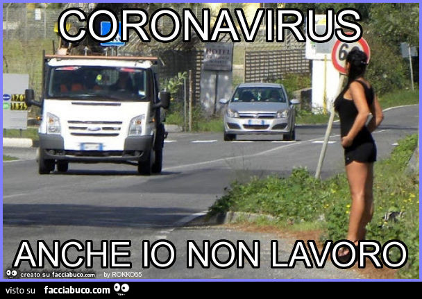 Coronavirus anche io non lavoro