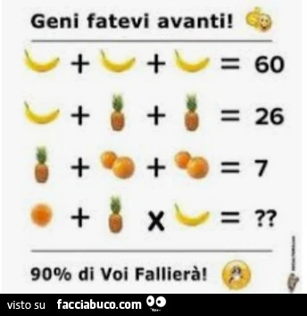 Geni fatevi avanti