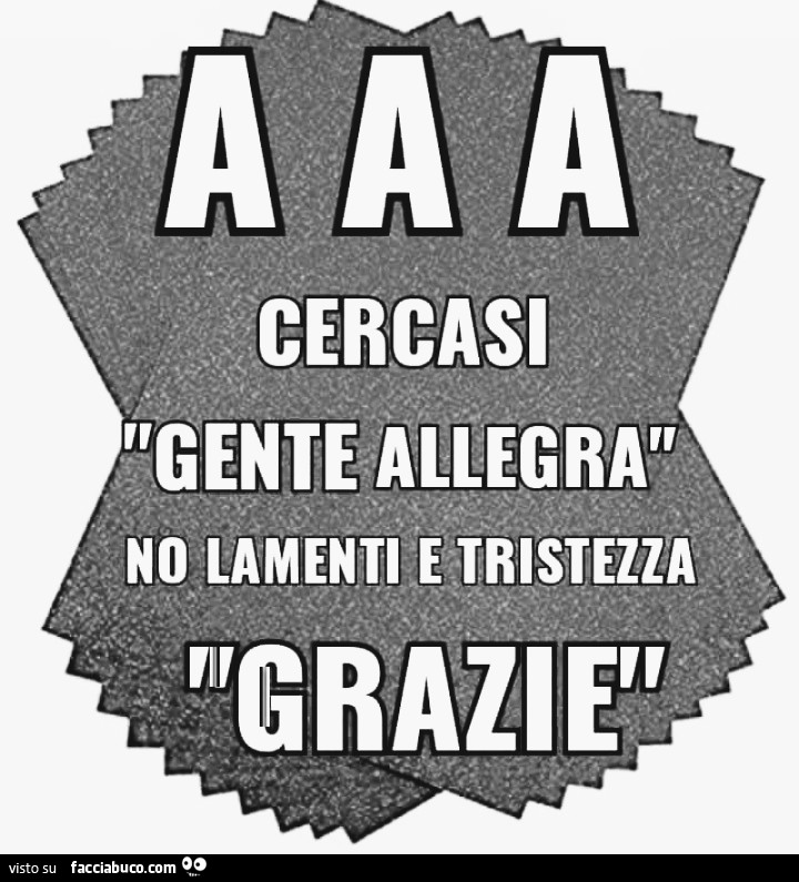 A A A cercasi