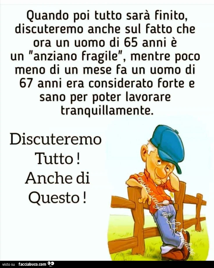 Discussione sull'età