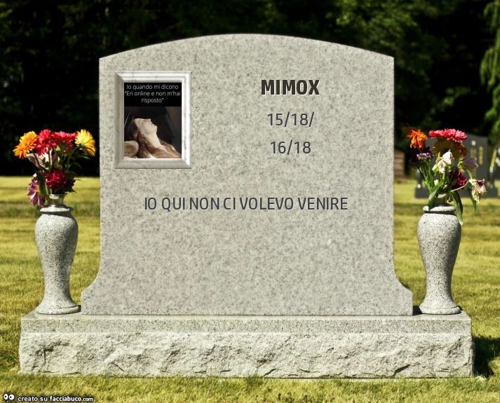 Mimox. Io qui non ci volevo venire