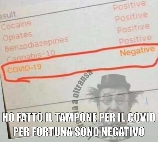 Tampone negativo