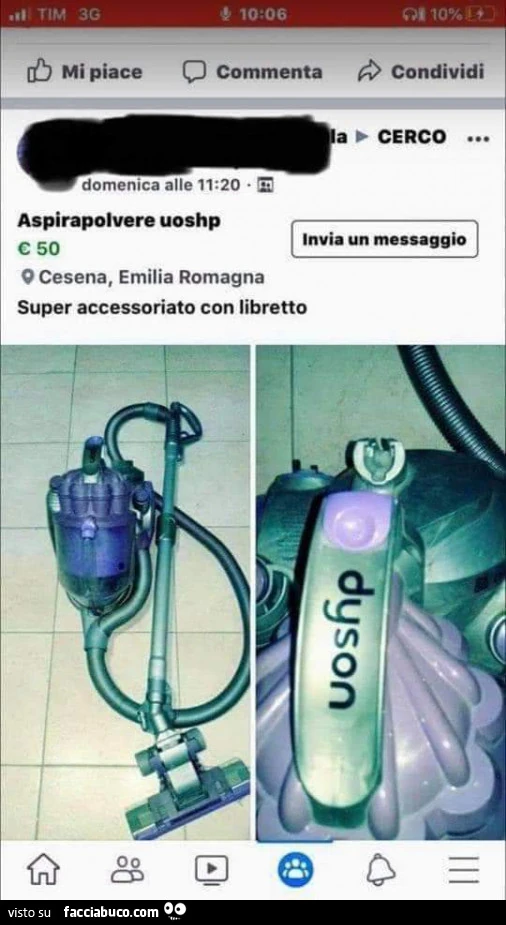 Vaccata pubblicata da TonyaYo - Facciabuco.com
