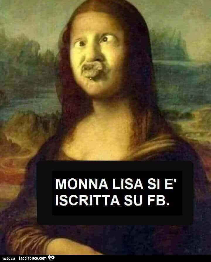 Monna Lisa su fb