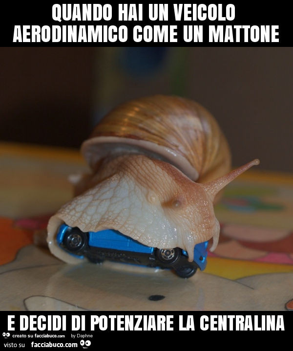 Quando hai un veicolo aerodinamico come un mattone e decidi di potenziare la centralina