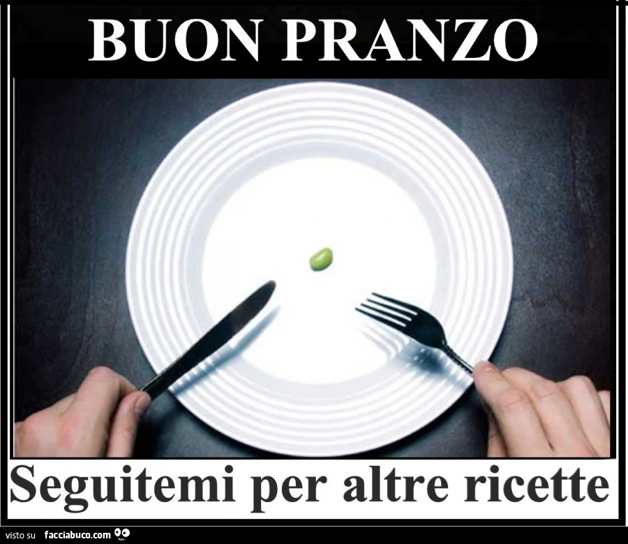 Buon pranzo