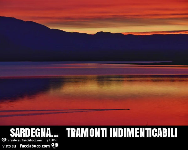 Sardegna… tramonti indimenticabili