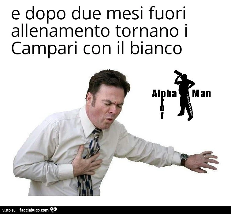 E dopo due mesi fuori allenamento tornano i campari con il bianco