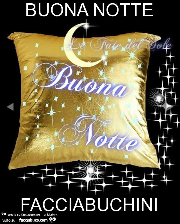 Buona notte facciabuchini