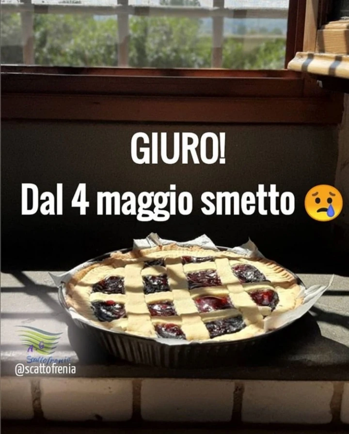 Giuro dal 4 maggio smetto