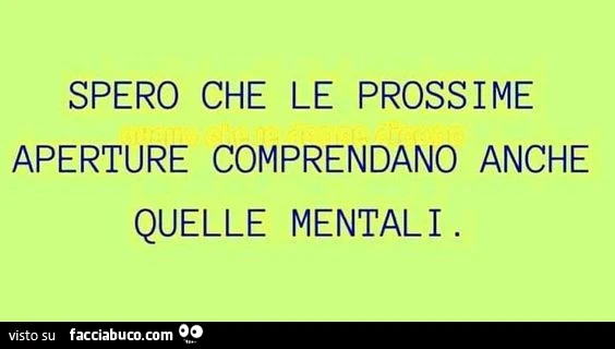 Aperture mentali