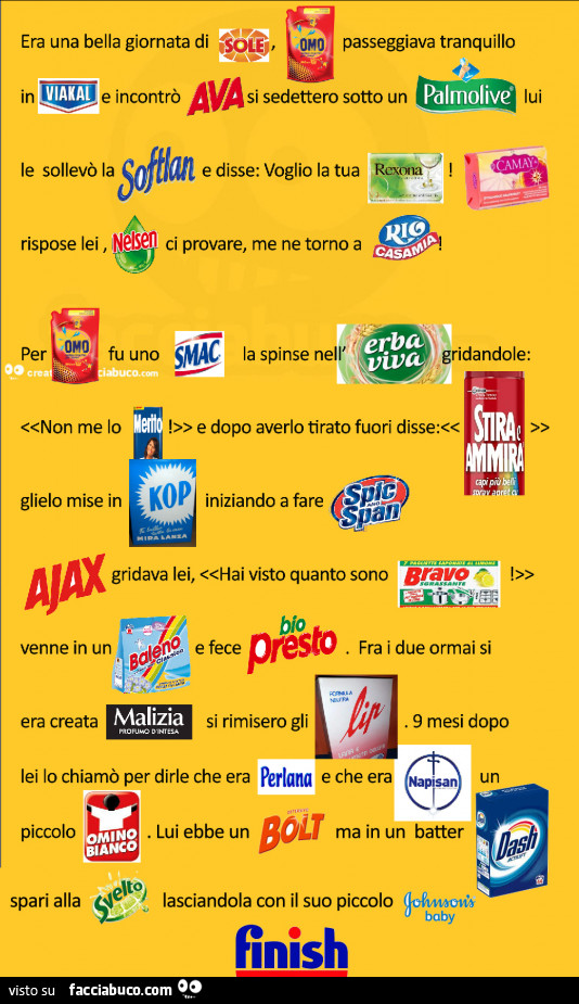 La Storia d'Amore dei Detersivi